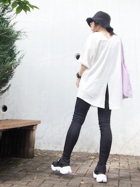 「TODAYFUL（トゥデイフル）のLUKE's Denim（その他パンツ）」を使った、Atsukoさん（レディース・153cm）の夏コーディネート
