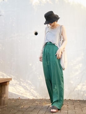 「Lagoon（ラグーン）のアイテム」を使った、Atsukoさん（レディース・153cm）の秋コーディネート