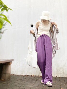 「HIPS（ヒップス）のアイテム」を使った、Atsukoさん（レディース・153cm）の秋コーディネート