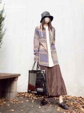 Atsukoさん（レディース・153cm）の冬コーディネート