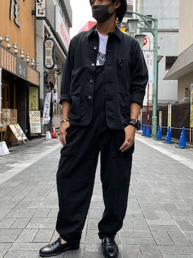 「Rinajour（リナジュール）のアイテム（パンツ）」を使った、yamagata1699さん（メンズ・172cm）の夏コーディネート