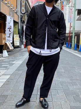 「HAVERSACK（ハバーザック）のアイテム（パンツ）」を使った、yamagata1699さん（メンズ・172cm）の夏コーディネート
