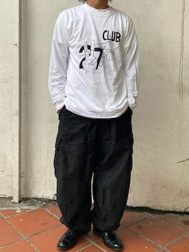 「STRANGE TRIP（ストレンジトリップ）のアイテム」を使った、yamagata1699さん（メンズ・172cm）の秋コーディネート