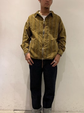 「FULLCOUNT（フルカウント）のアイテム」を使った、yamagata1699さん（メンズ・172cm）の秋コーディネート