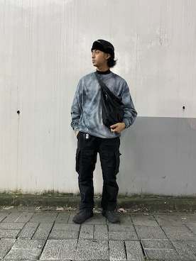 「COMFY（コンフィー）のアイテム」を使った、yamagata1699さん（メンズ・172cm）の秋コーディネート