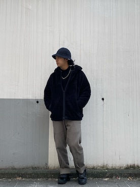 「COMFY（コンフィー）のアイテム」を使った、yamagata1699さん（メンズ・172cm）の秋コーディネート