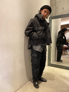 「COMFY（コンフィー）のアイテム」を使った、yamagata1699さん（メンズ・172cm）の秋コーディネート