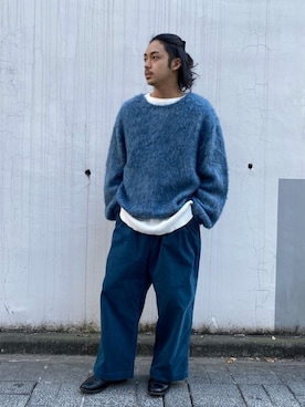 「STRANGE TRIP（ストレンジトリップ）のアイテム」を使った、yamagata1699さん（メンズ・172cm）の秋コーディネート