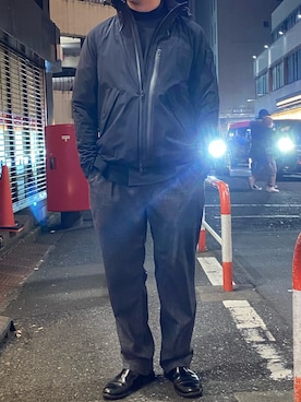 「TATRAS（タトラス）のアイテム（ブルゾン）」を使った、yamagata1699さん（メンズ・172cm）の冬コーディネート