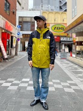 「MRFATMAN（ミスターファットマン）のアイテム（キャップ）」を使った、yamagata1699さん（メンズ・172cm）の春コーディネート