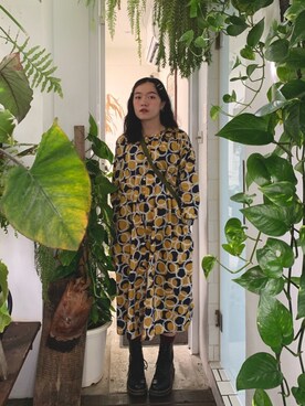 「小北灶咖」｜ruwa88さん（レディース・155cm）の冬コーディネート