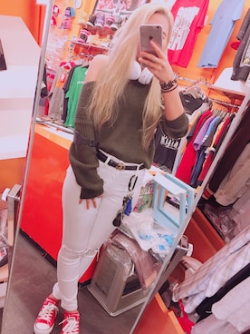 「beats. by dr.dre（ビーツバイドクタードレ）のアイテム」を使った、t_mom87さん（レディース・167cm）の春コーディネート