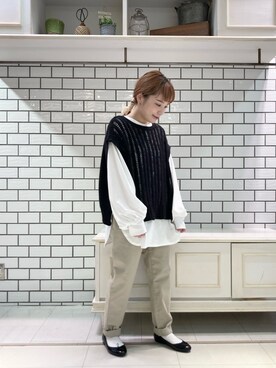 erikaさん（レディース・147cm）の春コーディネート