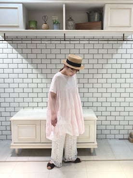 erikaさん（レディース・147cm）の春コーディネート