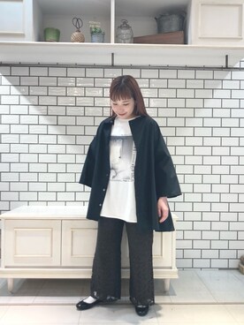 erikaさん（レディース・147cm）の春コーディネート