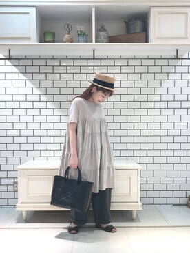 erikaさん（レディース・147cm）の春コーディネート