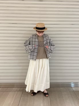 erikaさん（レディース・147cm）の春コーディネート