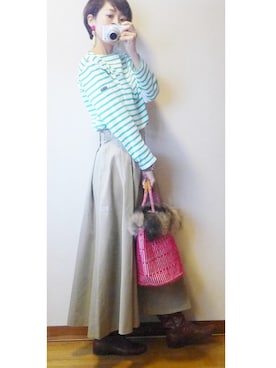 もこさん（レディース・165cm）の冬コーディネート