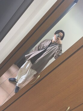 「VENCE（ヴァンス）のアイテム（パンツ）」を使った、つばささん（メンズ・172cm）の春コーディネート