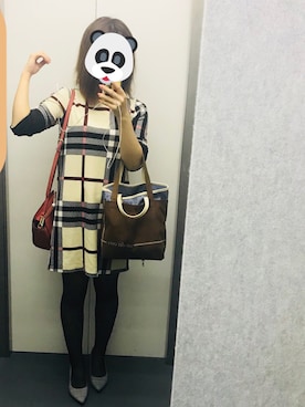 「tocco（トッコ）のアイテム（ワンピース/ドレス）」を使った、3i3icさん（レディース・160cm）の秋コーディネート