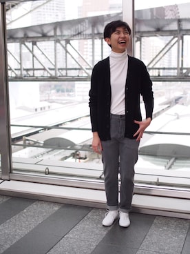 「LE JUN（ルジュン）のアイテム」を使った、MOMOKOさん（レディース・165cm）の冬コーディネート