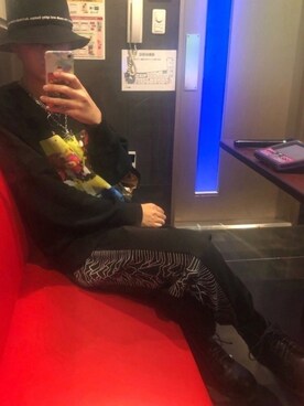 「DANKE SCHON（ダンケシェーン）のアイテム（帽子）」を使った、きゃすくんさん（メンズ・172cm）の冬コーディネート
