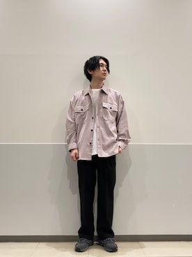 「1タックパンツ」｜RYOSUKEさん（メンズ・170cm）の春コーディネート