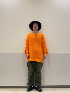 オレンジ カーキ のメンズ人気ファッションコーディネート Wear