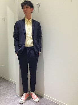 澤田蒼平さん（メンズ・177cm）の春コーディネート