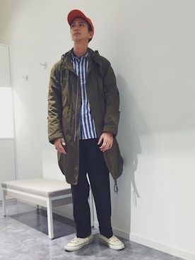 澤田蒼平さん（メンズ・177cm）の秋コーディネート