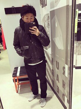 「THE SHOP TK （ザ ショップ ティーケー ）のアイテム（ダウンジャケット/コート）」を使った、kentasoさん（メンズ・178cm）の冬コーディネート