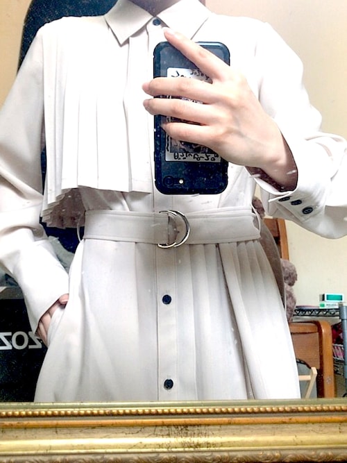 UNITED TOKYO（ユナイテッドトウキョウ）の「アシメプリーツシャツ