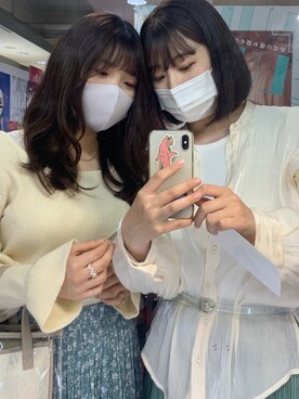 「友達」｜oyuri さん（レディース・166cm）の春コーディネート