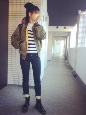 「アイテム（ピアス（両耳用））」を使った、ayumixer0312さん（レディース・166cm・30代）の冬コーディネート