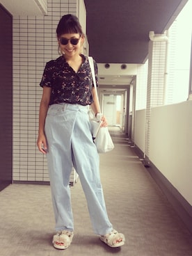 「アイテム（ピアス（両耳用））」を使った、ayumixer0312さん（レディース・166cm・30代）の夏コーディネート
