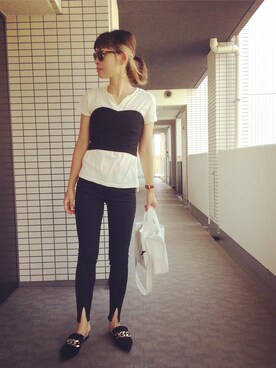「アイテム（ピアス（両耳用））」を使った、ayumixer0312さん（レディース・166cm・30代）の夏コーディネート