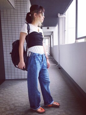 「アイテム（ピアス（両耳用））」を使った、ayumixer0312さん（レディース・166cm・30代）の夏コーディネート