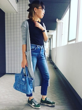 「アイテム（ピアス（両耳用））」を使った、ayumixer0312さん（レディース・166cm・30代）の秋コーディネート