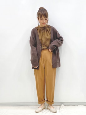 くぼちゃん。さん(レディース・160cm)の秋コーディネート