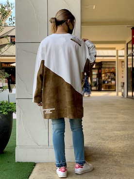 Reinaさん（レディース・155cm）の春コーディネート