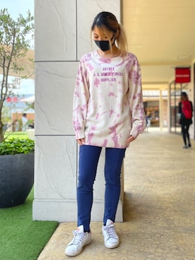 Reinaさん(レディース・155cm)の春コーディネート