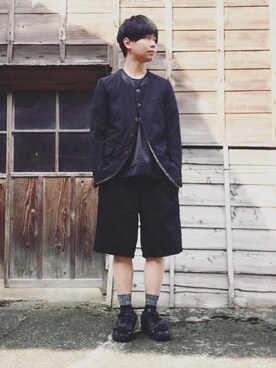 Kubo-Chan｜COMME des GARCONS HOMME PLUSのノーカラージャケットを