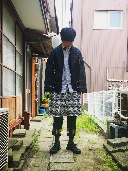 フェイクレ COMME des GARCONS HOMME PLUS - 16AW COMME des GARCONS 激安販壳サイト コムデギャルソンオムプリュス S 16AW 甲冑ジャケット セットアップ テーラードジャケット