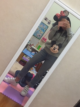 「GAP（ギャップ）のアイテム（デニムパンツ、その他）」を使った、るさん（レディース）の秋コーディネート