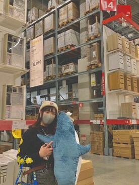 「BEN DAVIS（ベンデイビス）のアイテム（ニットキャップ/ビーニー）」を使った、 naa❁⃘*.ﾟさん（レディース・162cm）の秋コーディネート