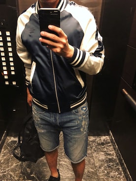 「G-STAR RAW（ジースターロゥ）のアイテム（ナイロンジャケット）」を使った、gstar_maniaさん（メンズ・181cm）の春コーディネート