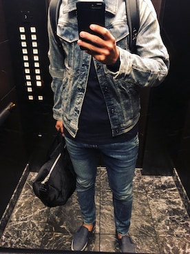 「G-STAR RAW（ジースターロゥ）のアイテム（スリッポン）」を使った、gstar_maniaさん（メンズ・181cm）の春コーディネート