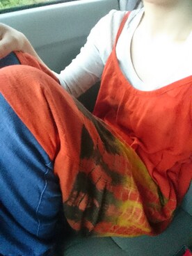 「Chaua（チャウアー）のアイテム（トップス）」を使った、なっぱさん（レディース・152cm）の夏コーディネート