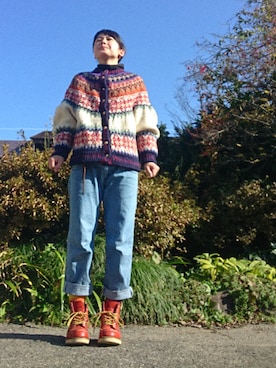 「152cm」｜「アイテム（その他アウター）」を使った、なっぱさん（レディース・152cm）の秋コーディネート