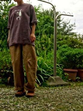 「152cm」｜「アイテム（スウェット）」を使った、なっぱさん（レディース・152cm）の秋コーディネート